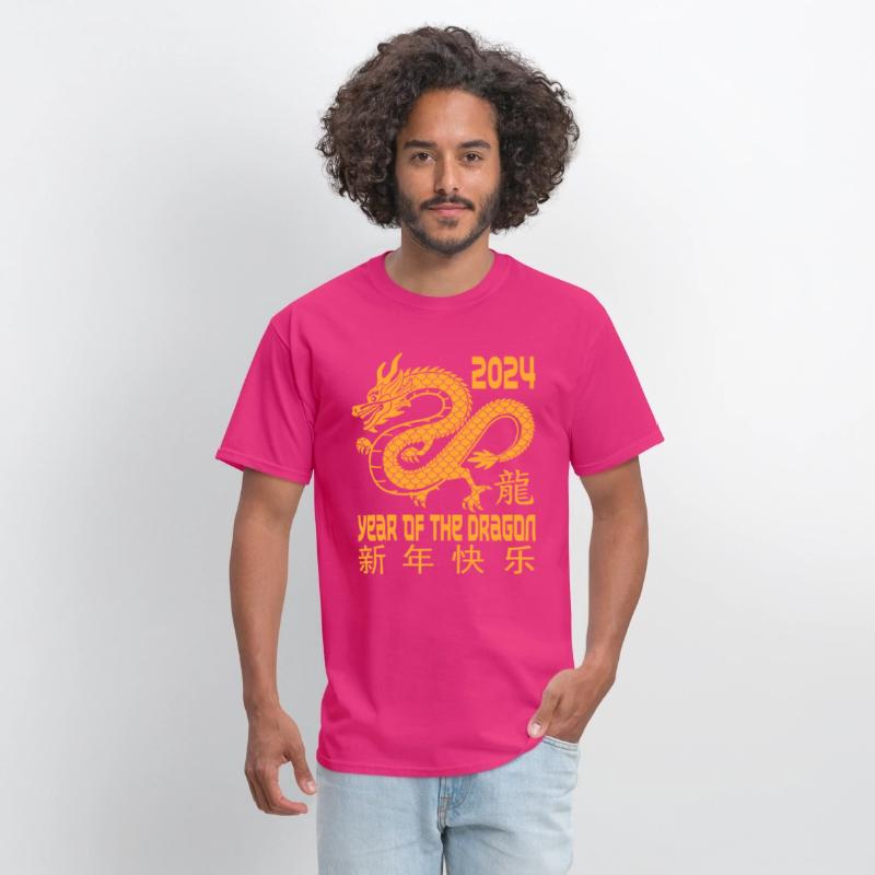 Chinese New Year Clothing Red Dragon Year of The