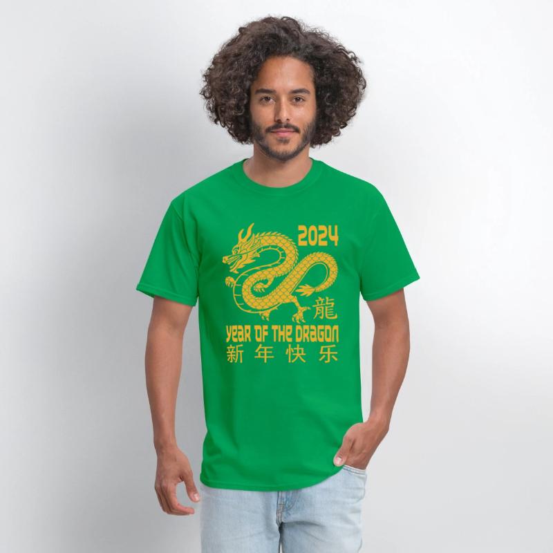 Chinese New Year Clothing Red Dragon Year of The