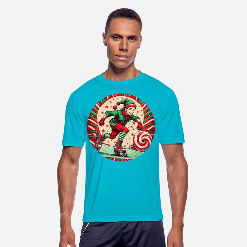 Christmas Elf Inline Skating