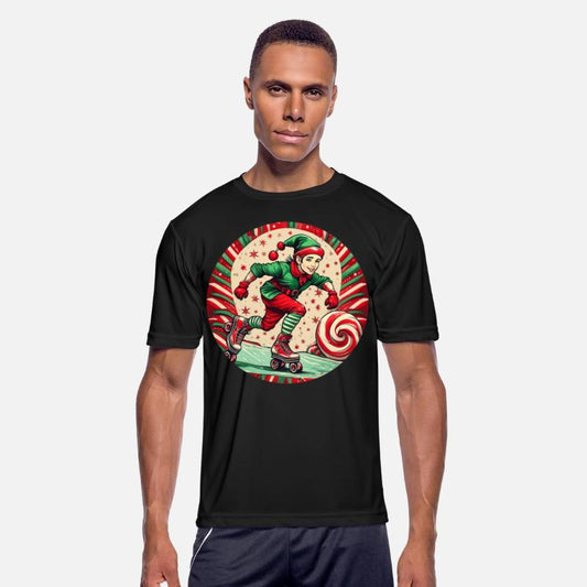 Christmas Elf Inline Skating