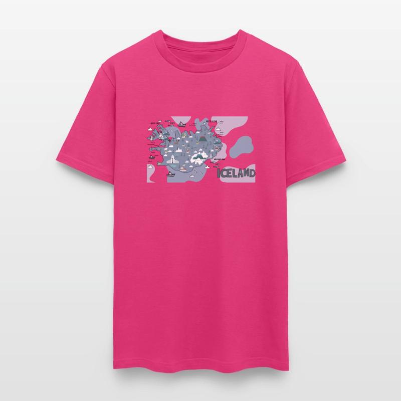 City Illustrations Iceland World Map Travel Map