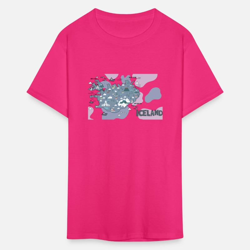 City Illustrations Iceland World Map Travel Map