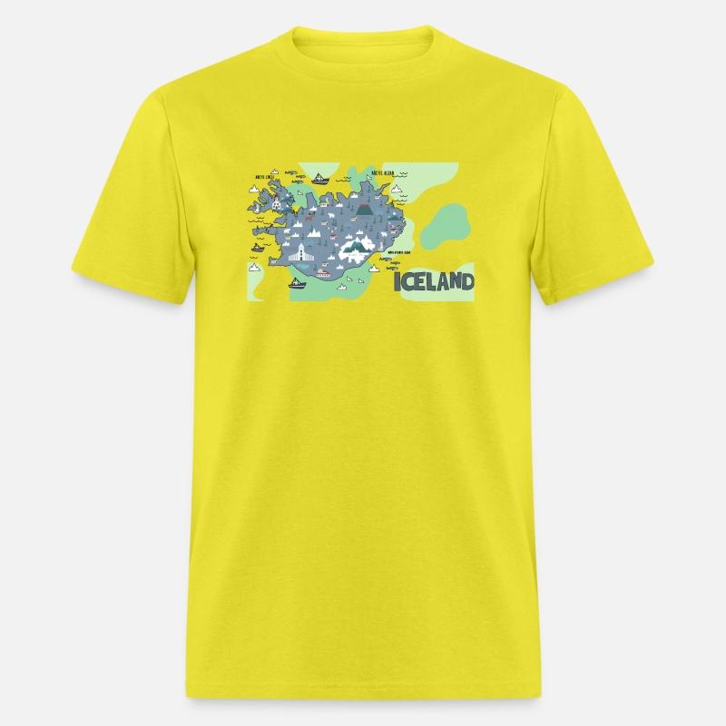 City Illustrations Iceland World Map Travel Map