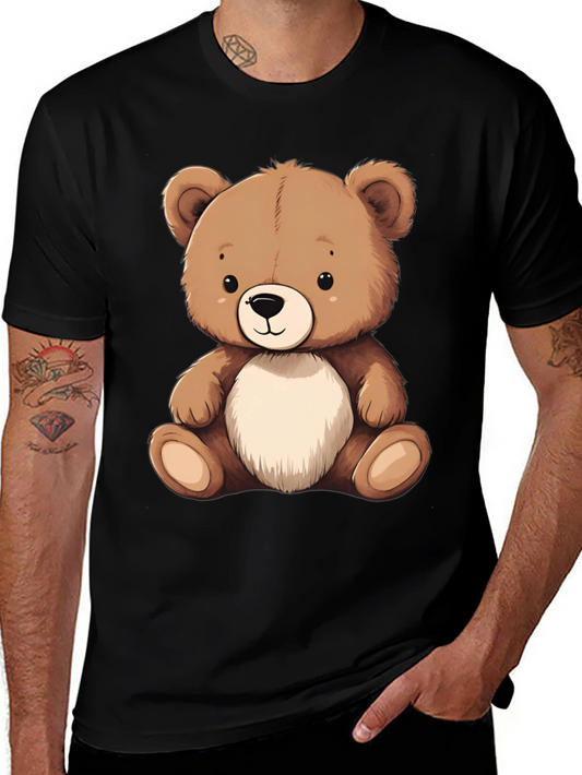 Teddy Bear Graphic Tee - Cute Comfort