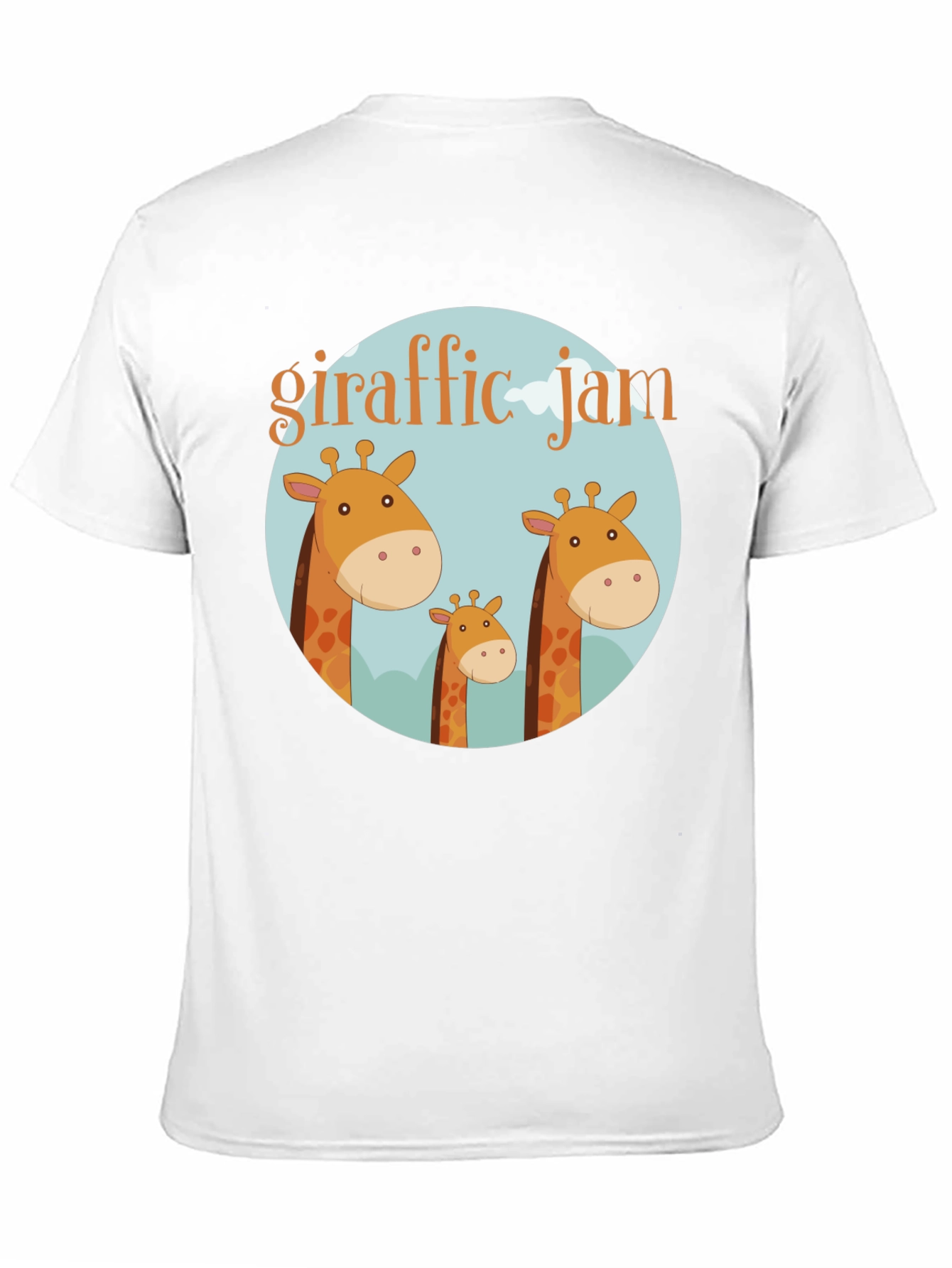 Giraffe Jam T-Shirt - Fun Animal Graphic Tee