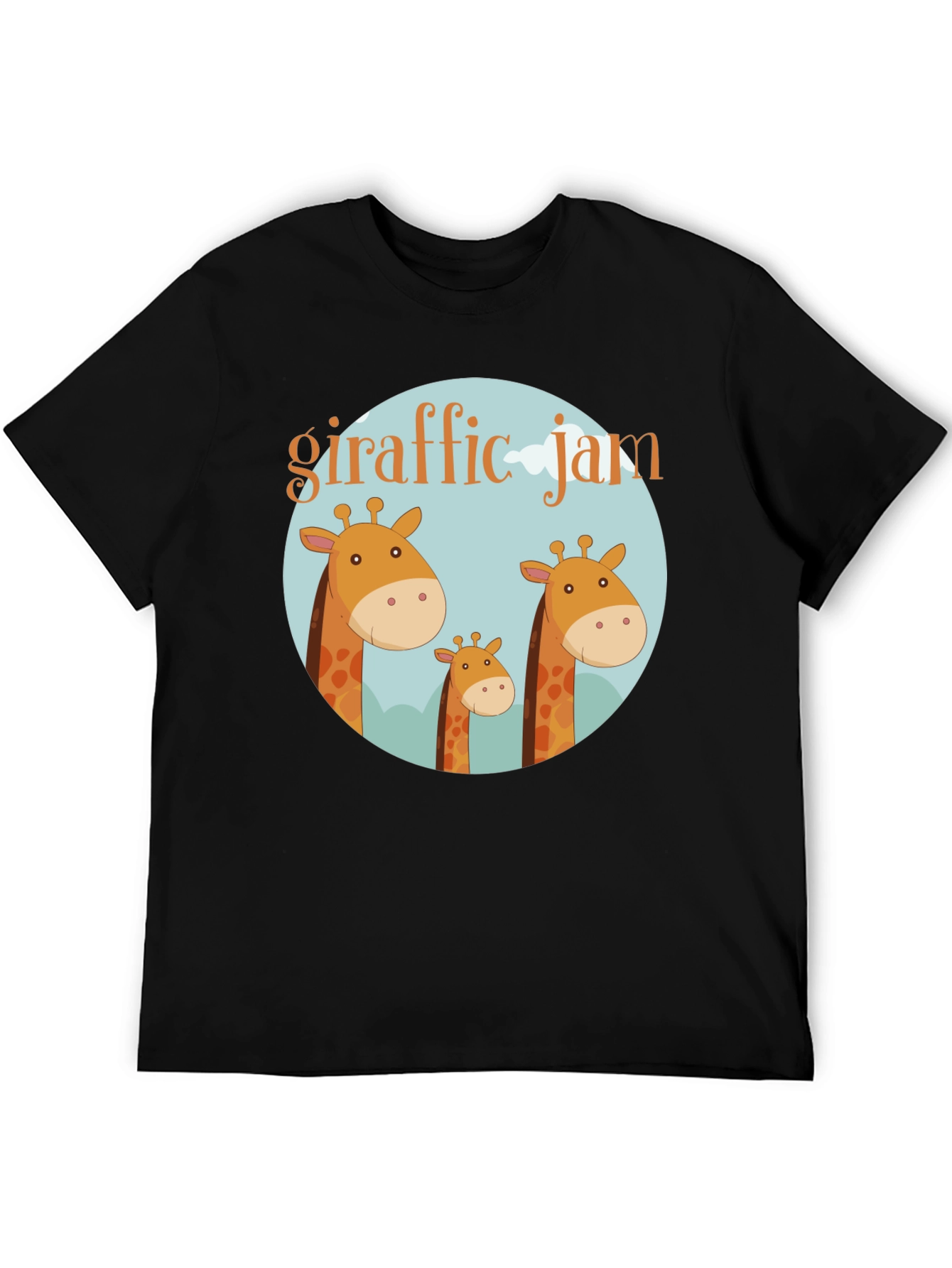 Giraffe Jam T-Shirt - Fun Animal Graphic Tee