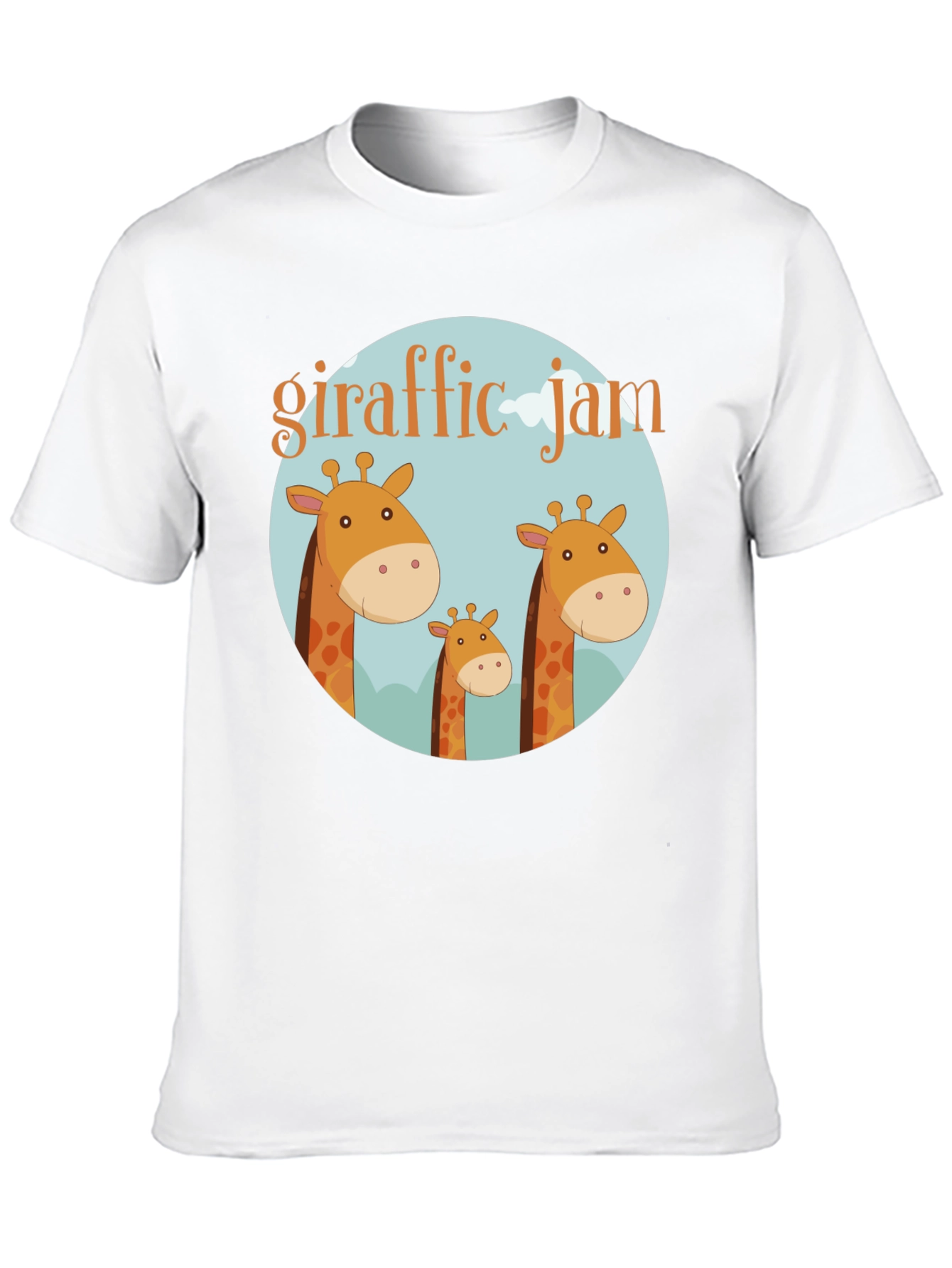 Giraffe Jam T-Shirt - Fun Animal Graphic Tee