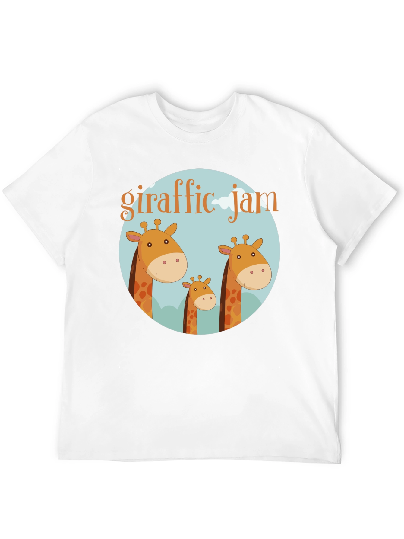Giraffe Jam T-Shirt - Fun Animal Graphic Tee