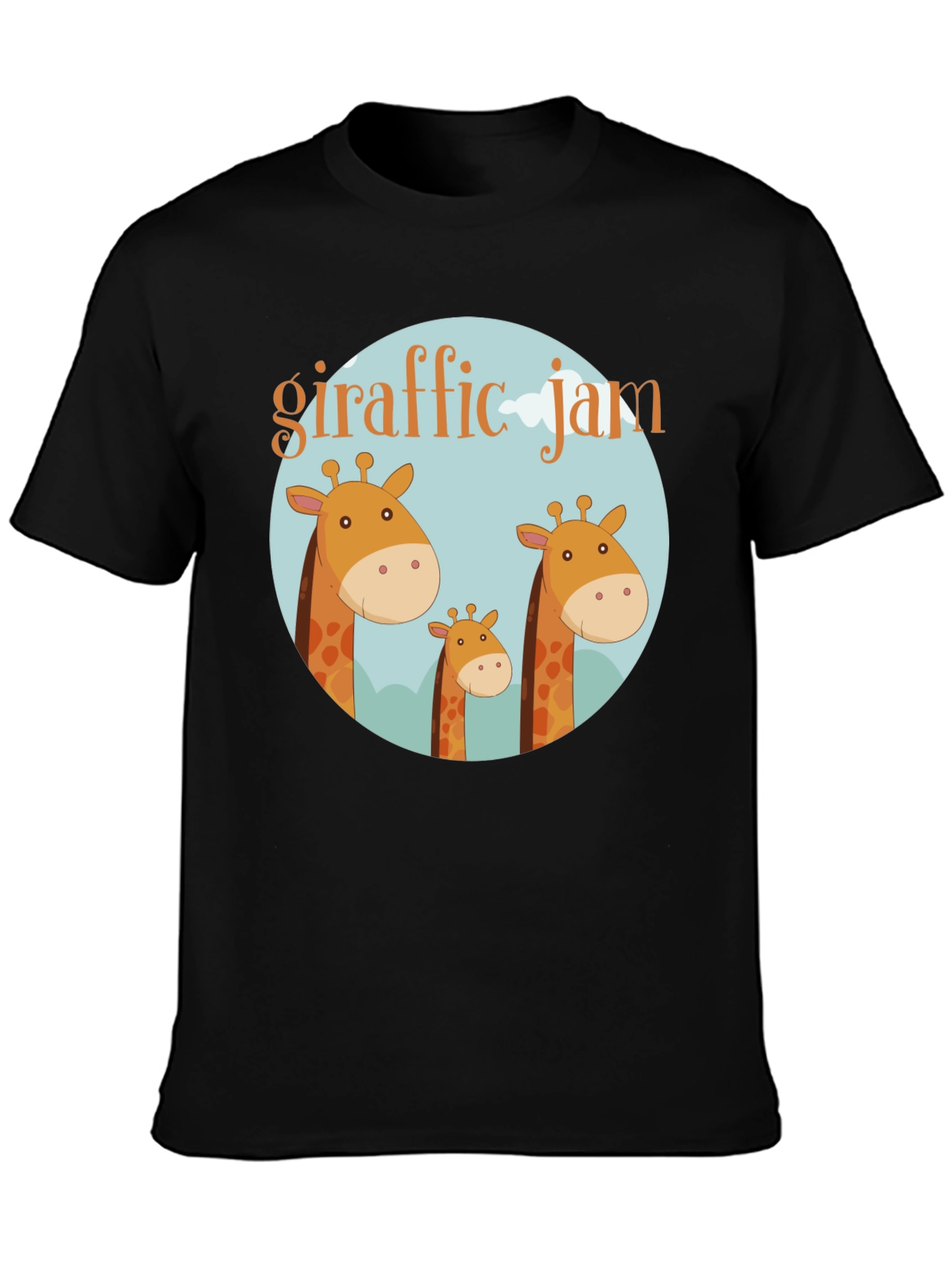 Giraffe Jam T-Shirt - Fun Animal Graphic Tee