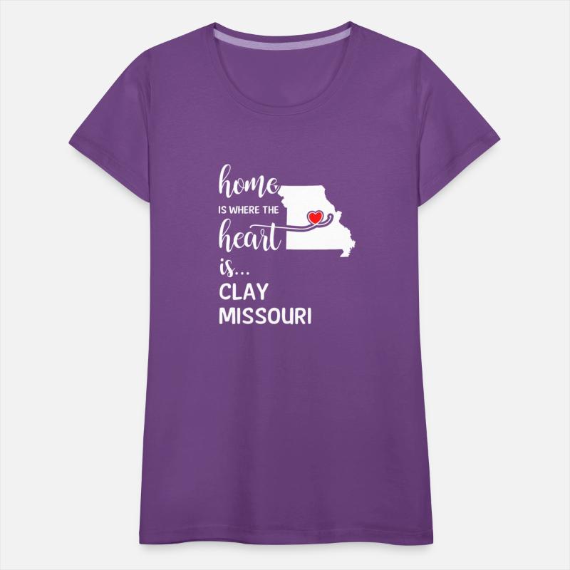 Clay County Missouri Is Where My Heart Is Gift