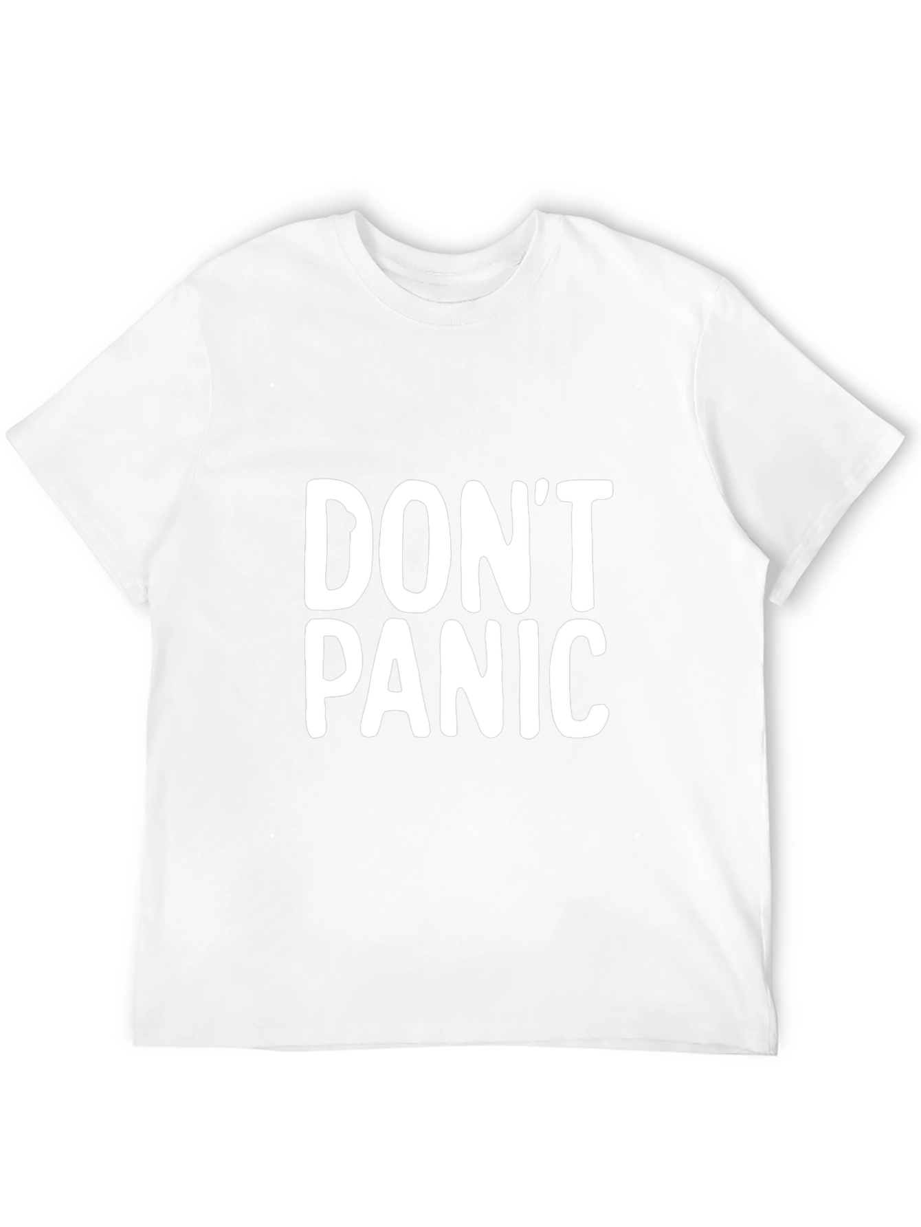 Dont Panic T-Shirt - Relaxed Cotton Tee