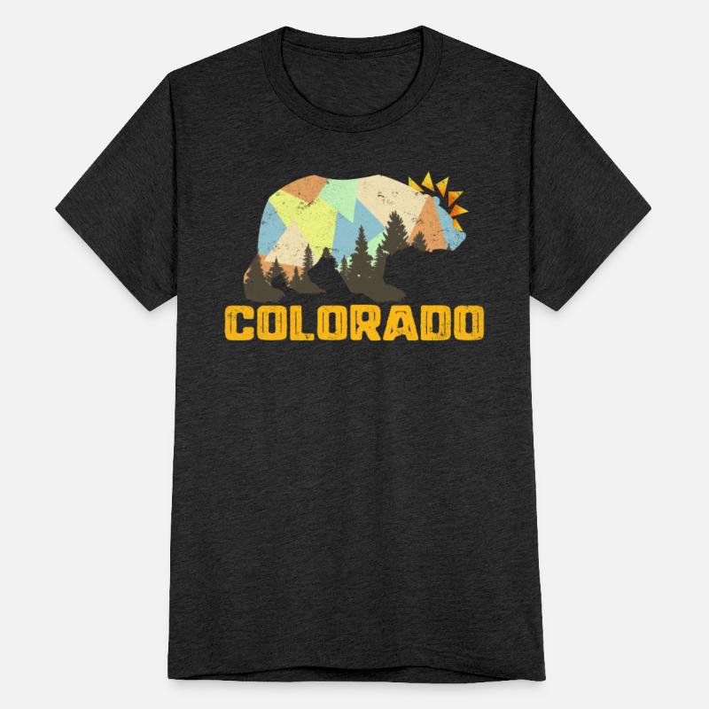 Colorado State Flag Bear Colorado Day Mountains