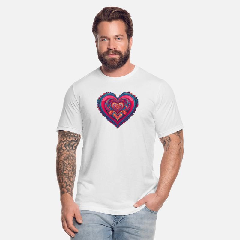 Colorful abstract valentine