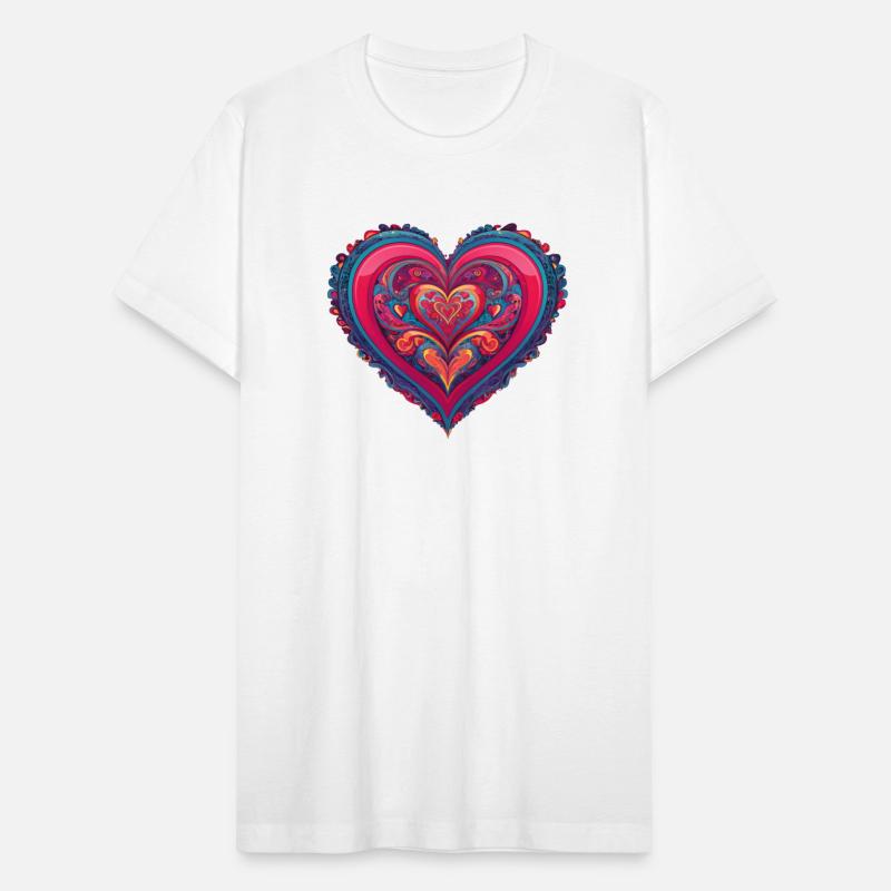 Colorful abstract valentine