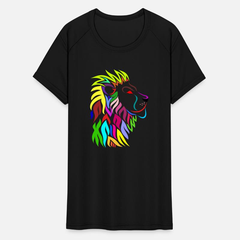 Colorful Lion Head