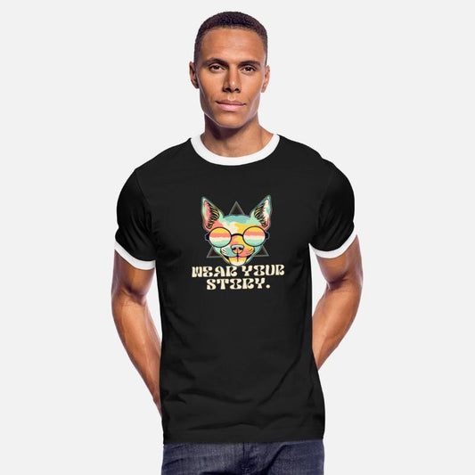 Colorful Simple Dog Story T Shirt