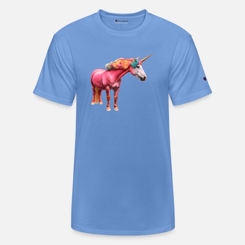 Colourful curly unicorn