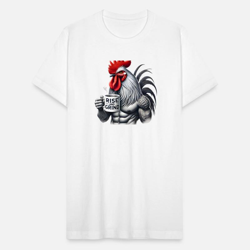 Confident Rooster Rise and Grind