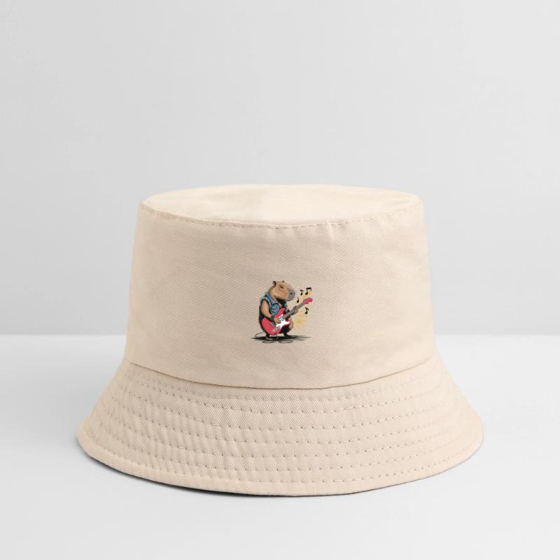 Cool Capybara Playing Electric Guitar