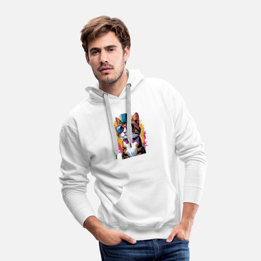 Cool Cat Vibes – Stylish Tuxedo Cat with Shades