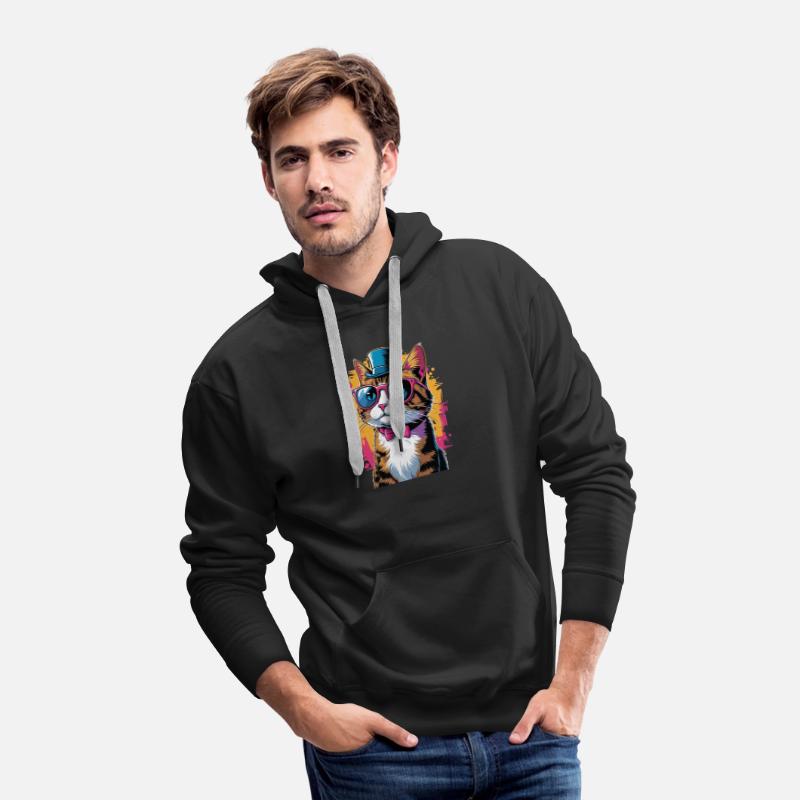 Cool Cat Vibes – Stylish Tuxedo Cat with Shades