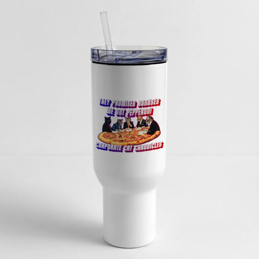 Corporate Cat Chronicles: Pizza Meeting