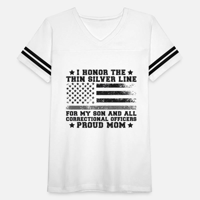 Correctional Officer Mom Thin Silver Line Correcti