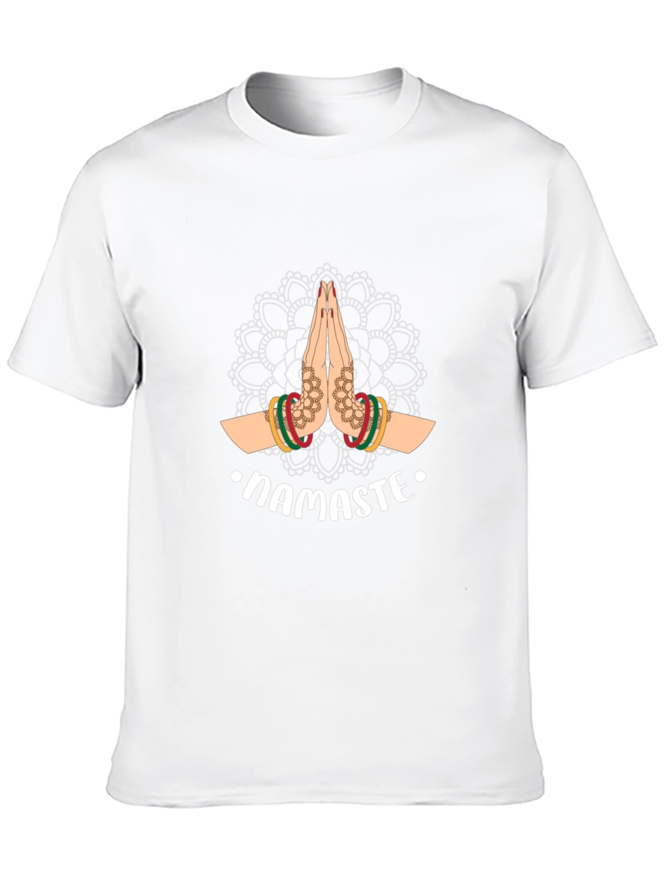 Namaste Graphic Tee - Black Casual Shirt