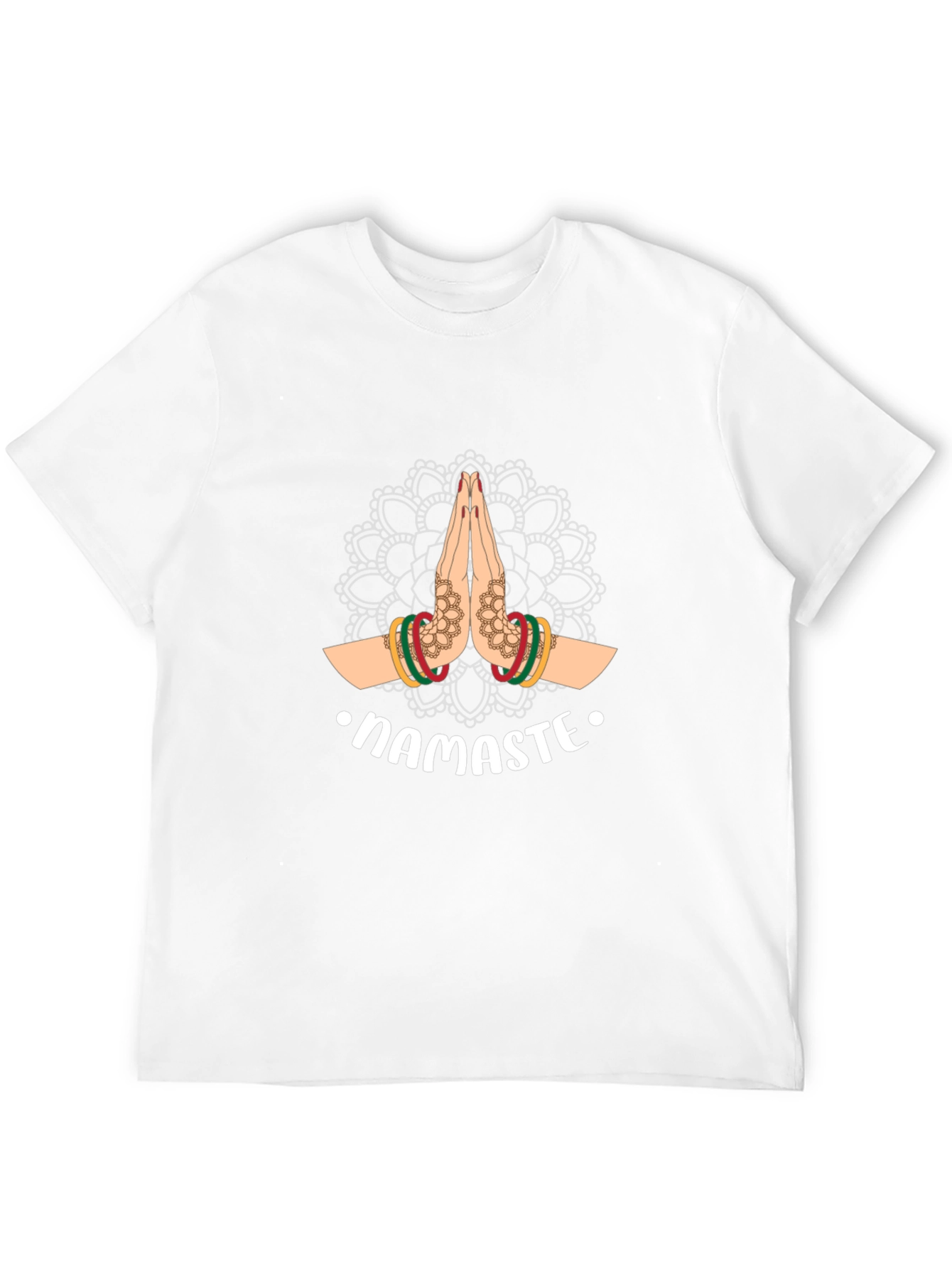 Namaste Graphic Tee - Black Casual Shirt