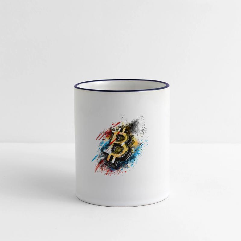 Crypto Rush: Bitcoin's Bold Stance in Art Form