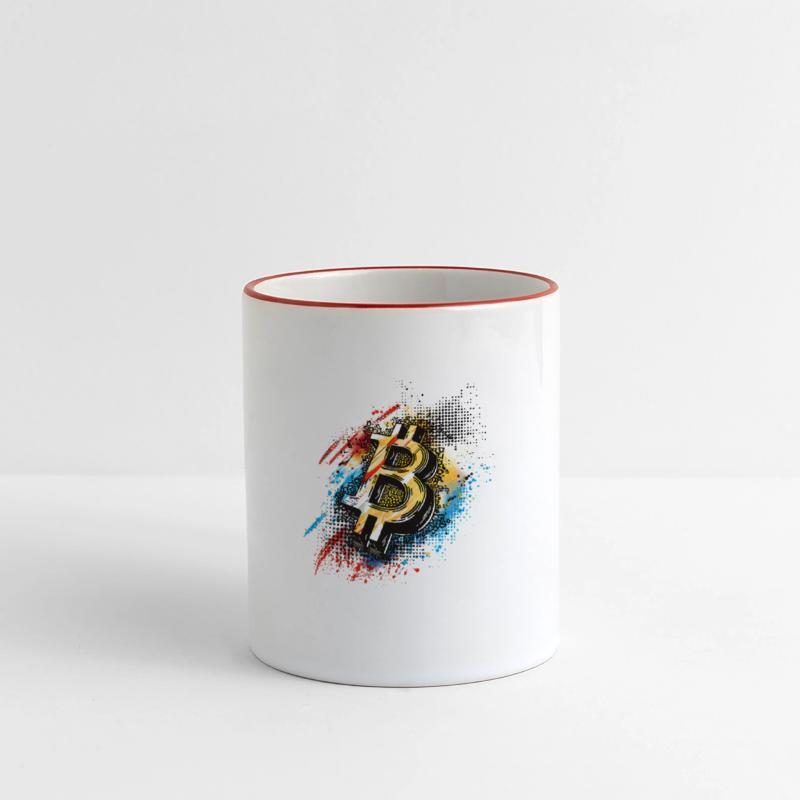 Crypto Rush: Bitcoin's Bold Stance in Art Form