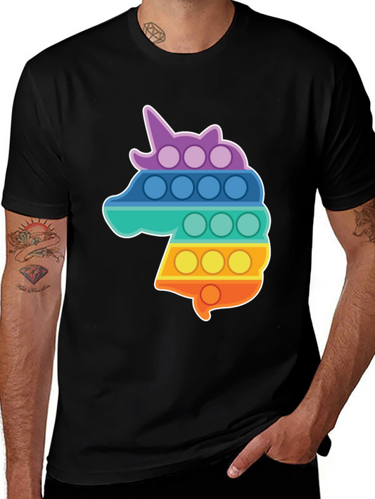 Unicorn Pop It T-Shirt - Sensory Toy Design