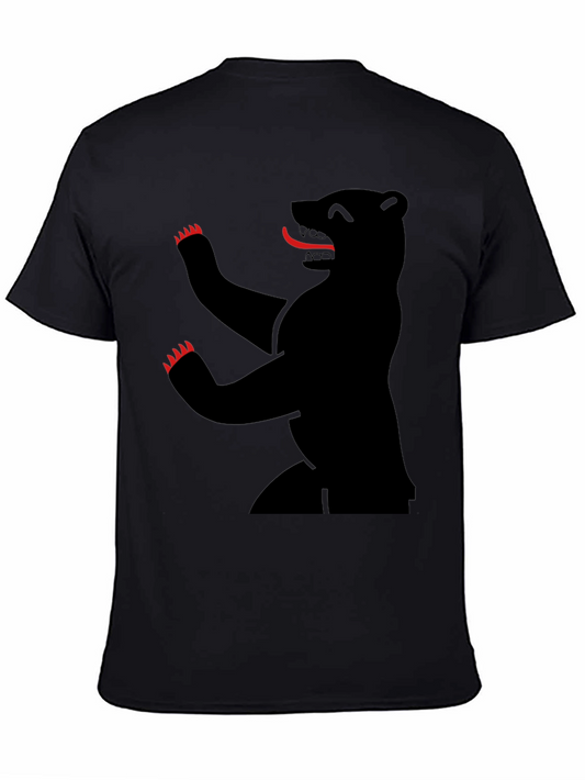 Berlin Bear T-Shirt - Black Graphic Tee