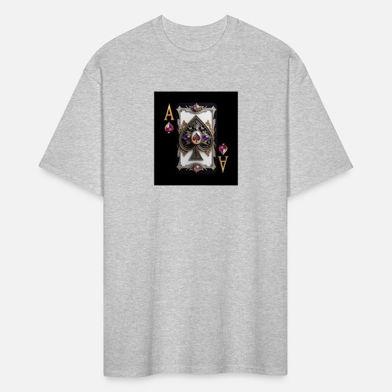 Custom Vintage Golden Violet Ace Of Spades