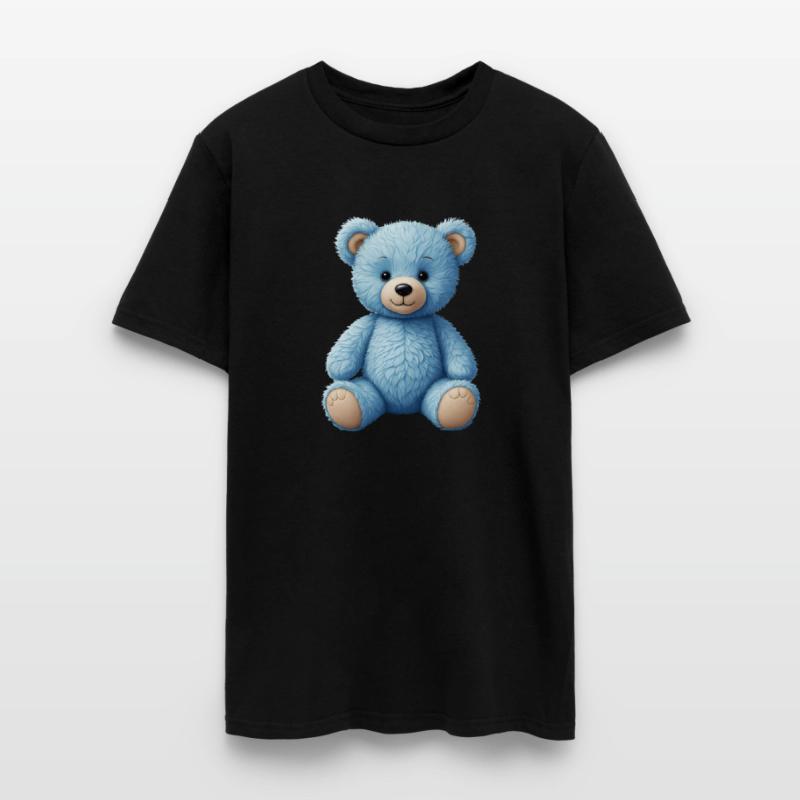 Cute blue teddy bear