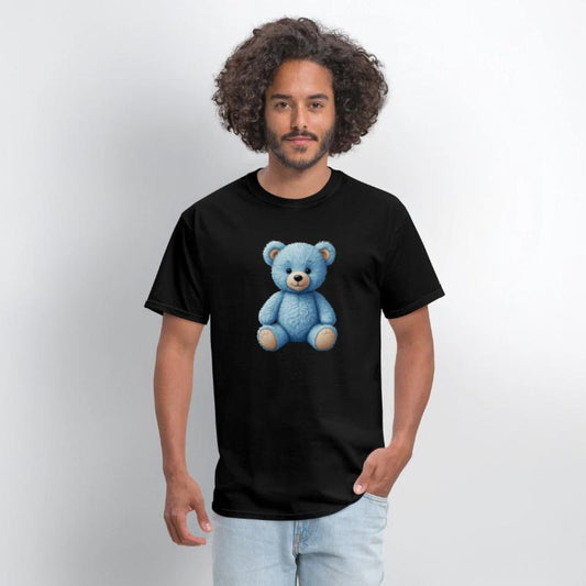 Cute blue teddy bear