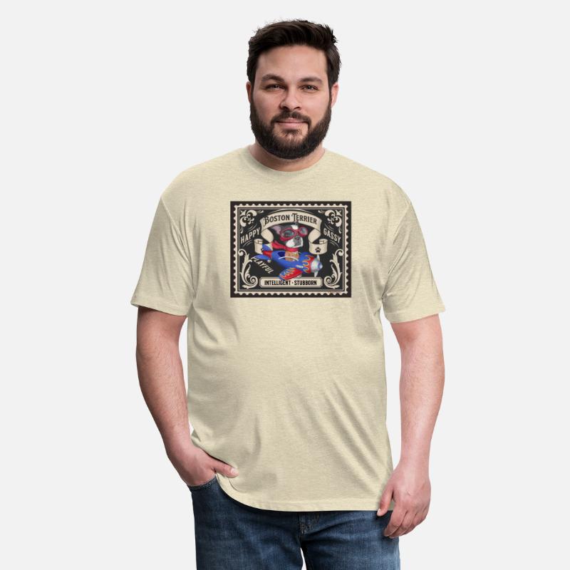 Cute Boston Terrier in Plane Stamp