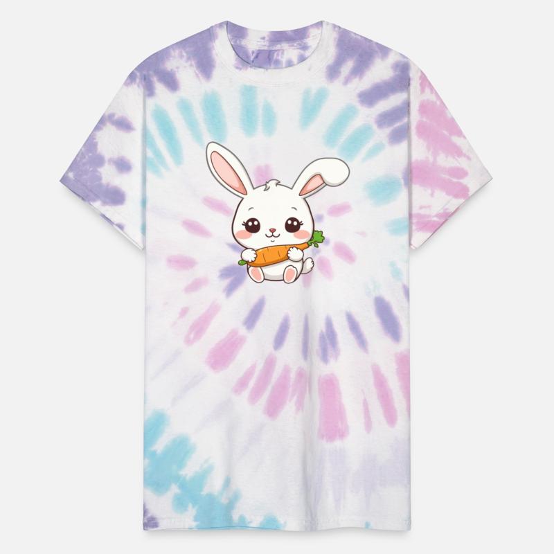 Cute Bunny with Carrot Illustration