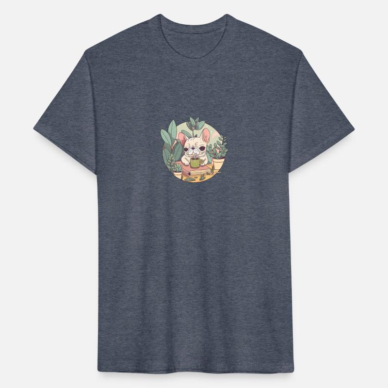 Cute Frenchie, Coffee & Books: A Perfect Pairing