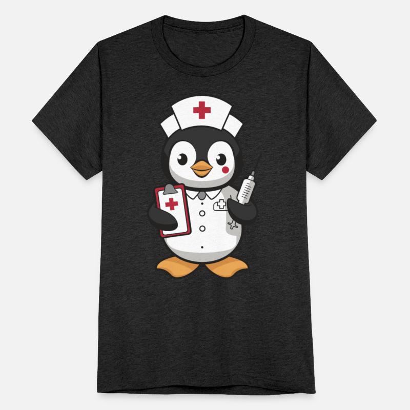 Cute Nurse Penguin With Syringe