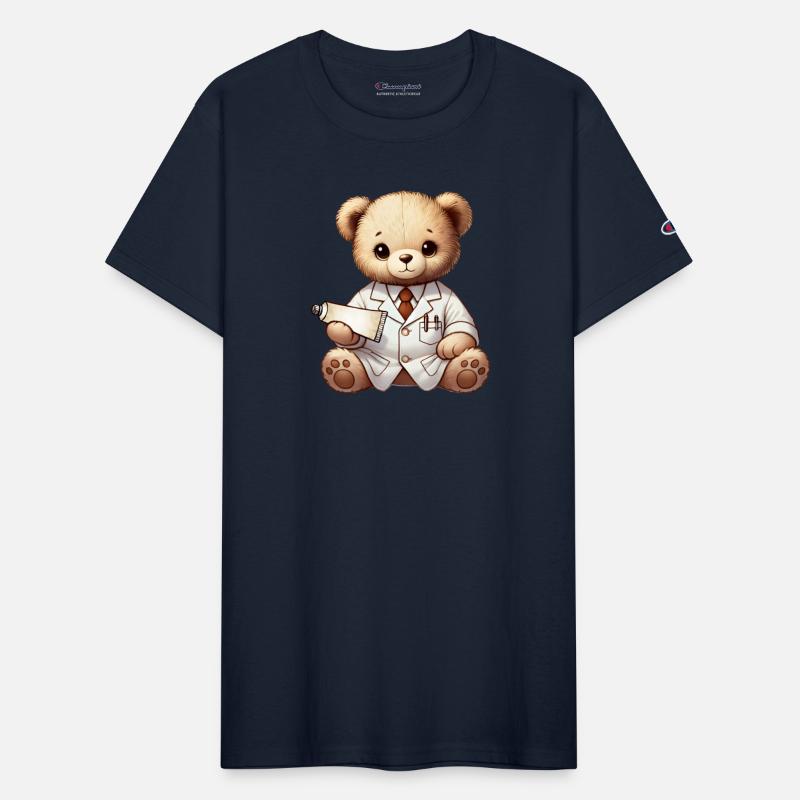 cute teddy pharmacist cuddly toy with ointment