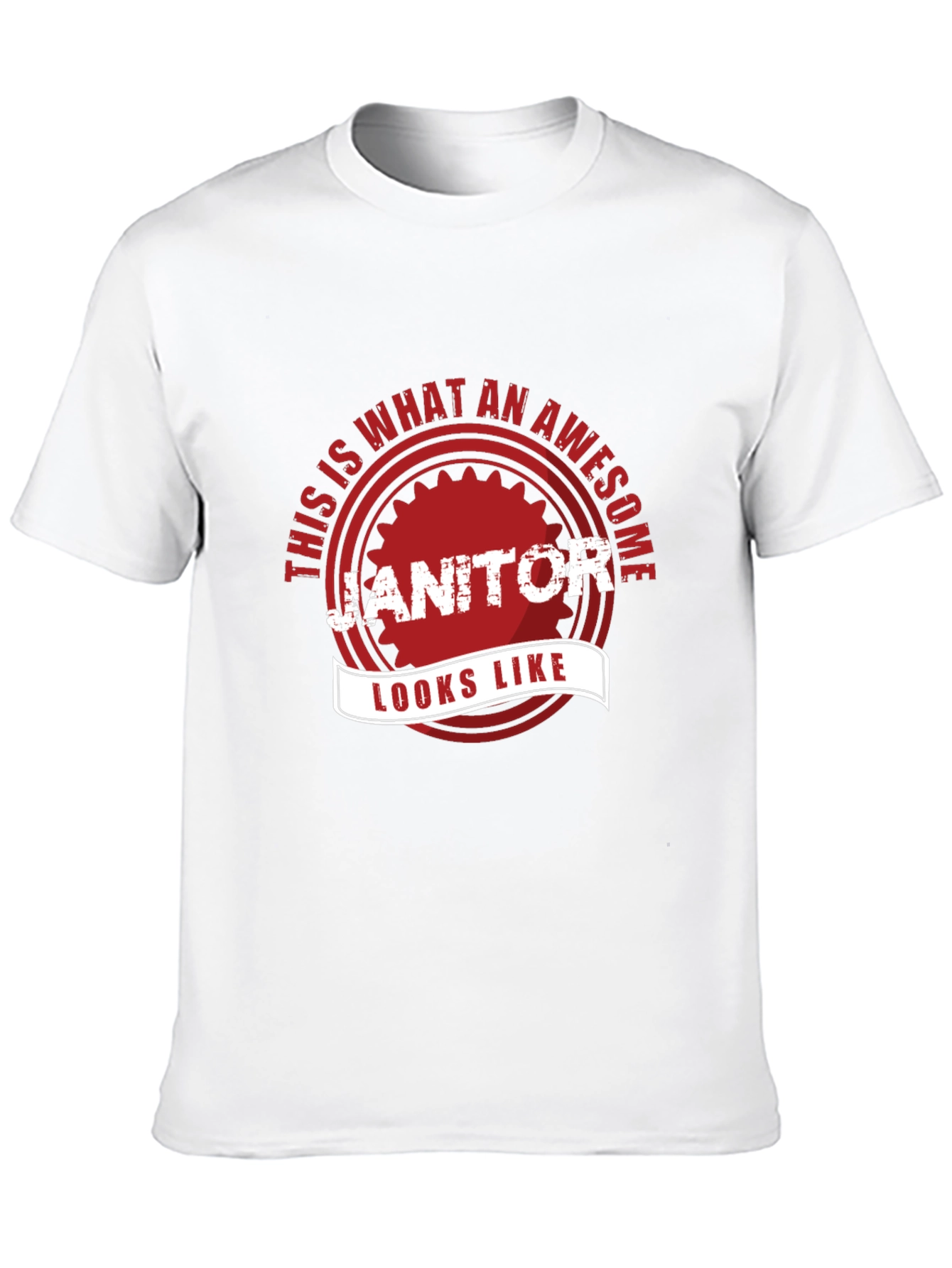 Awesome Janitor T-Shirt - Funny Gift
