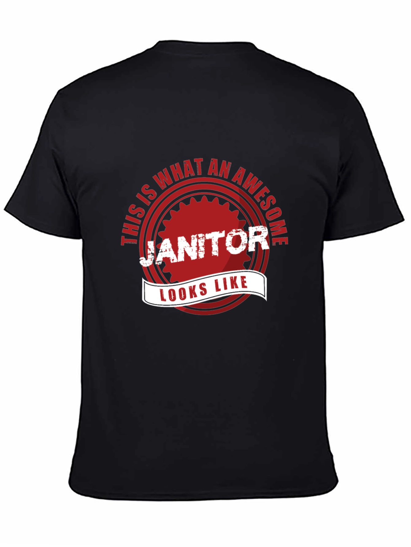 Awesome Janitor T-Shirt - Funny Gift