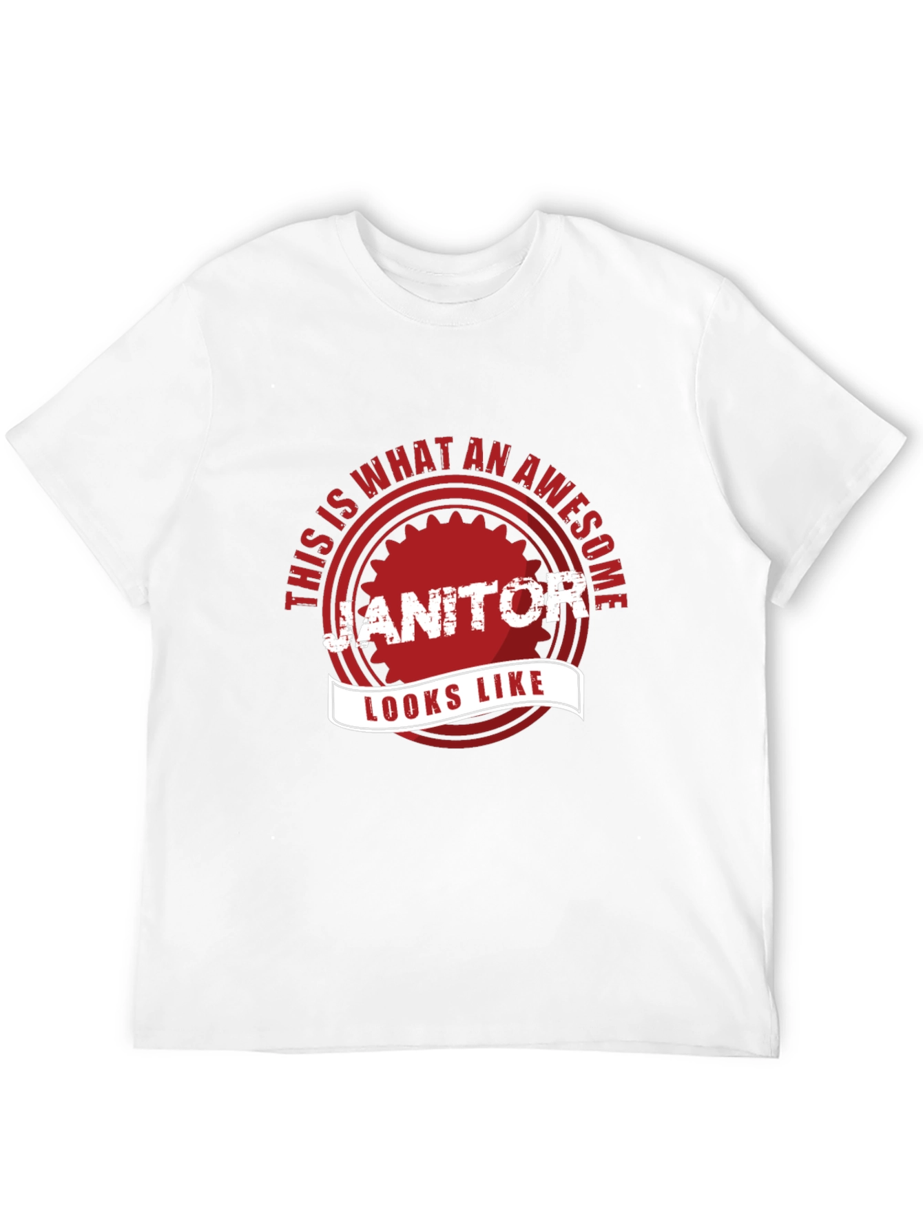 Awesome Janitor T-Shirt - Funny Gift