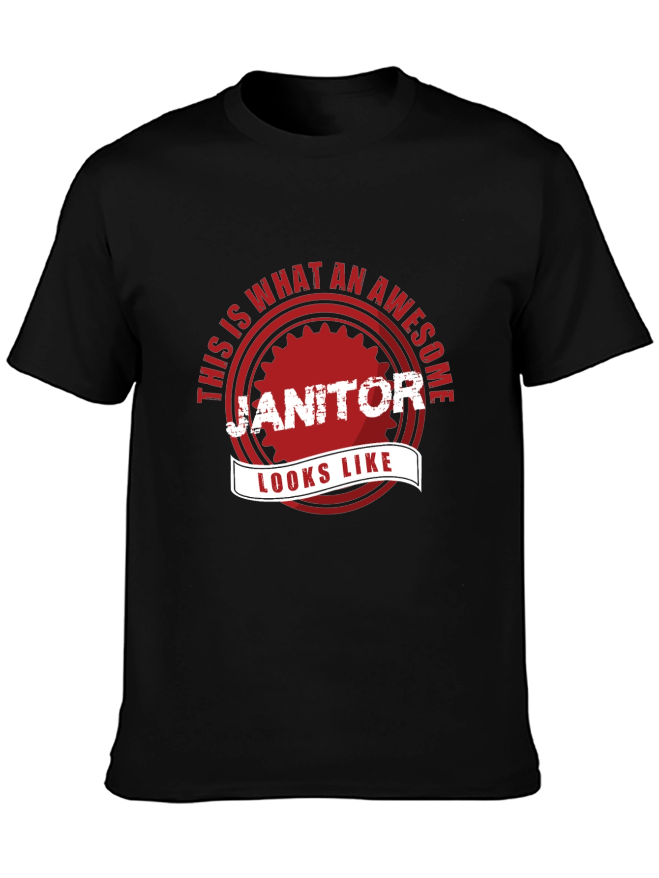 Awesome Janitor T-Shirt - Funny Gift