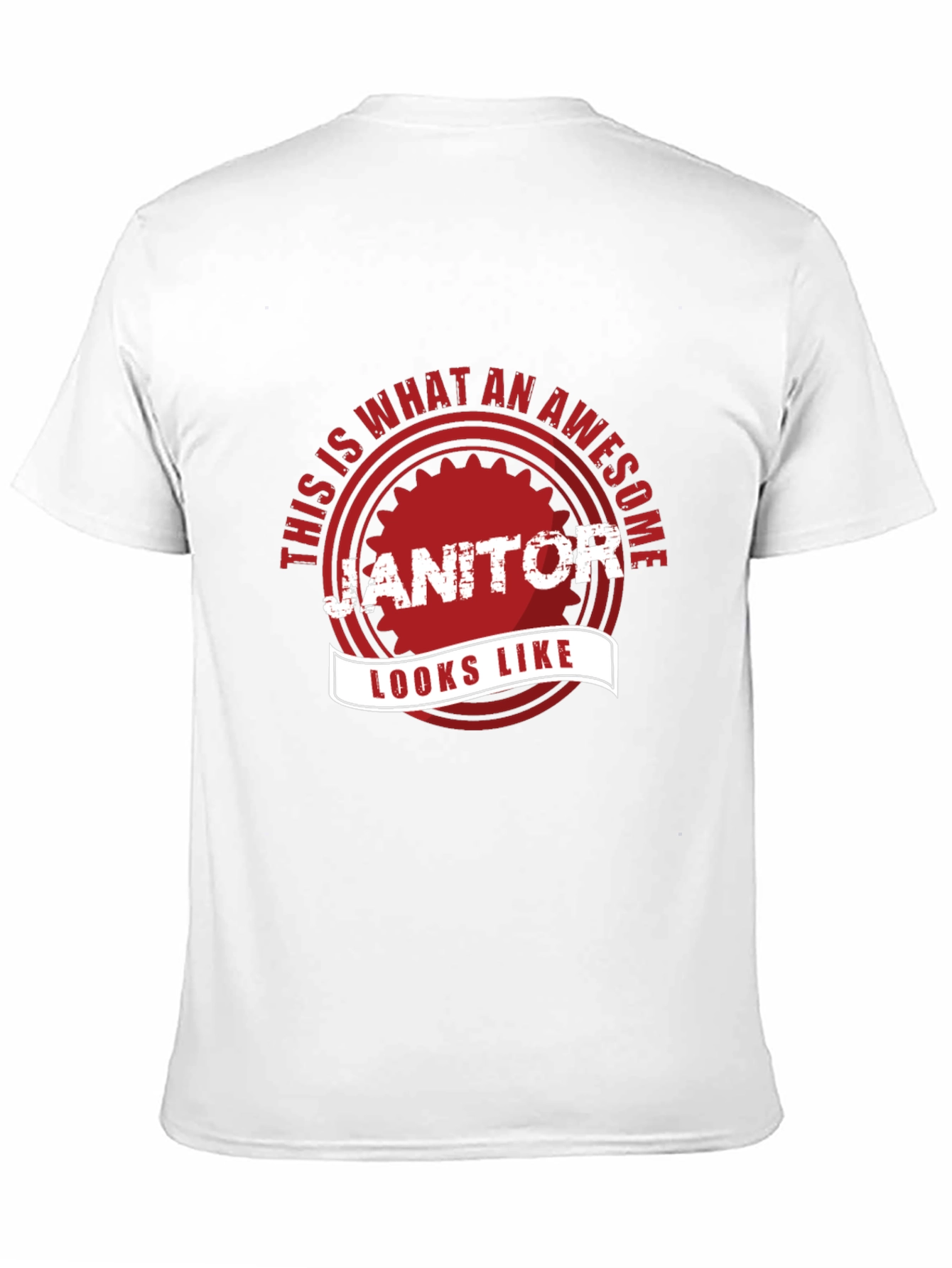 Awesome Janitor T-Shirt - Funny Gift
