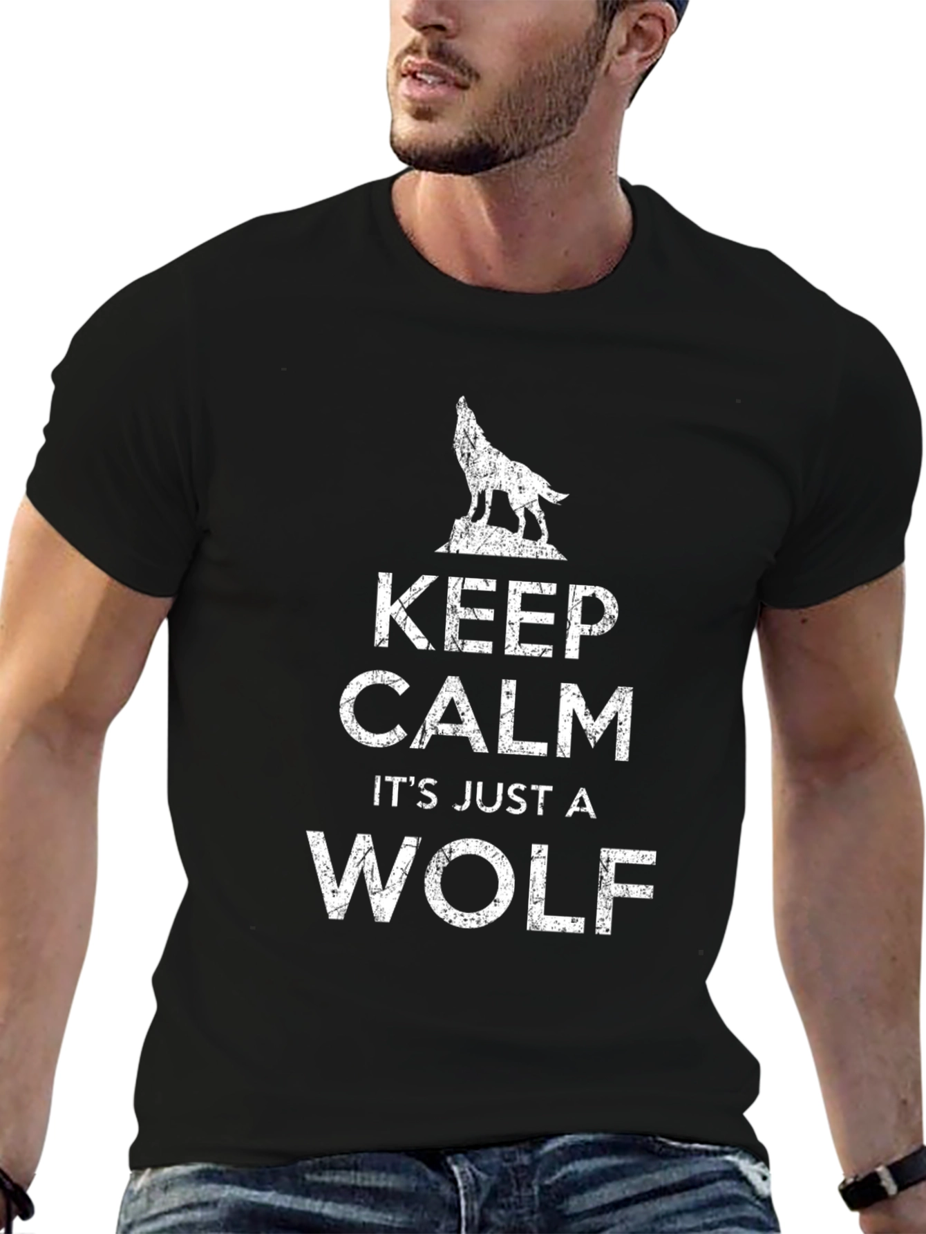 Keep Calm Its Just a Wolf T-Shirt