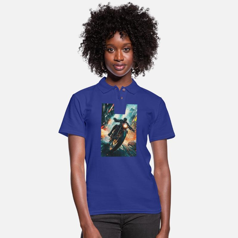 Cyberpunk Motorcycle Chase