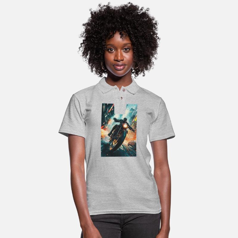 Cyberpunk Motorcycle Chase