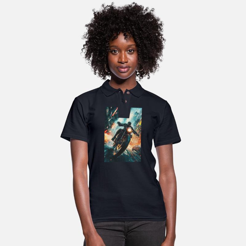 Cyberpunk Motorcycle Chase